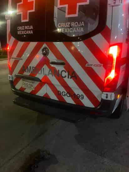 Balean a joven de 23 años en Lerdo, fue llevado a un hospital con dos impactos en una pierna