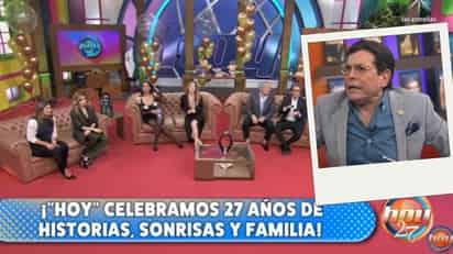 Pepillo Origel reclama su lugar en el aniversario 27 del programa Hoy