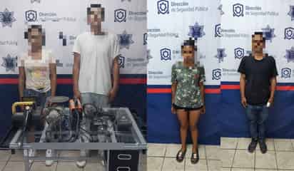 Detienen a cuatro personas por robos y faltas en zonas escolares