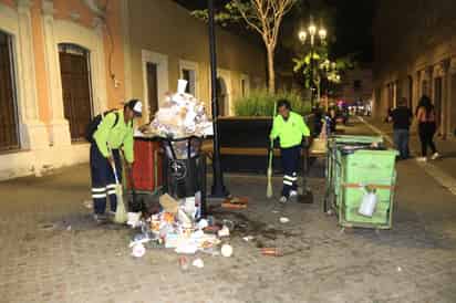 Retiran más de 40 toneladas de basura tras las festividades del Santo Cristo en Saltillo