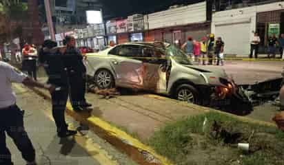 Hombre pierde la vida en fuerte accidente sobre Saltillo 400