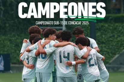 México golea a Estados Unidos y gana el Campeonato Sub-15 de la Concacaf