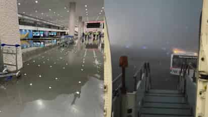 AICM reanuda vuelos tras suspensión por fuertes lluvias en la CDMX