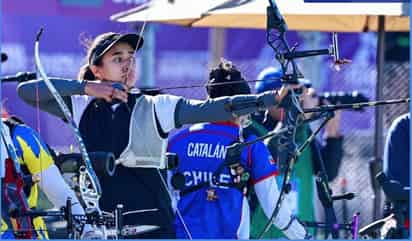 Ángela Ruiz Rosales en los Juegos Panamericanos Juveniles Asunción 2025.