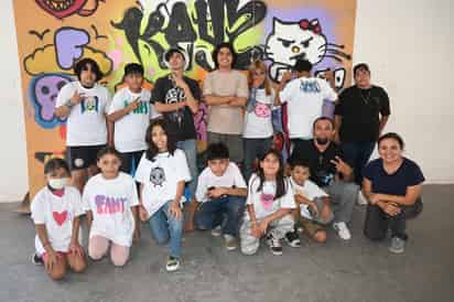 Actividad. El Taller de Técnicas de Grafiti concluyó este fin de semana en el Centro Cultutral Antigua Harinera.