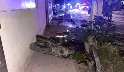 Muere motociclista al sufrir accidente en calles de la colonia La Cortina
