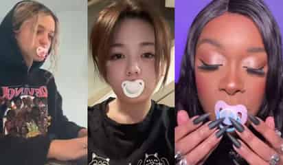 ¿Por qué adultos usan chupones? La nueva tendencia en redes sociales