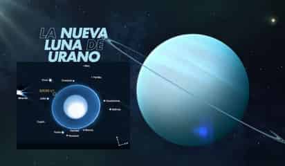 El telescopio James Webb descubre una luna minúscula en Urano