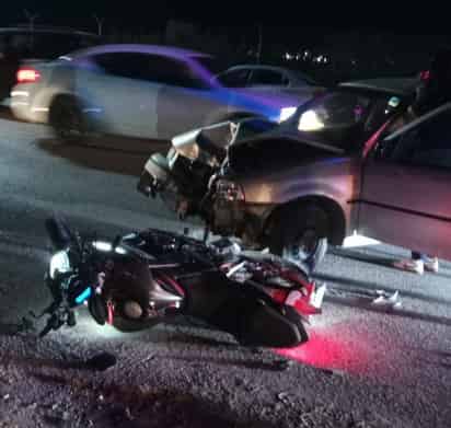 Se registra fuerte accidente en colonia Valle de Chapala de Gómez Palacio