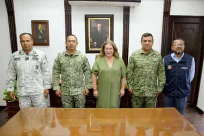 Leticia Herrera Ale, alcaldesa de Gómez Palacio, reconoce trabajo conjunto de fuerzas de seguridad