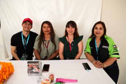Omar Sifuentes, Angélica Romero, Ariel Lozano y Beatriz Hernández.