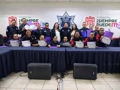 Elementos de la DSPM Torreón reciben capacitación de la IMM sobre la atención a la Violencia de Género en el Ámbito Familiar