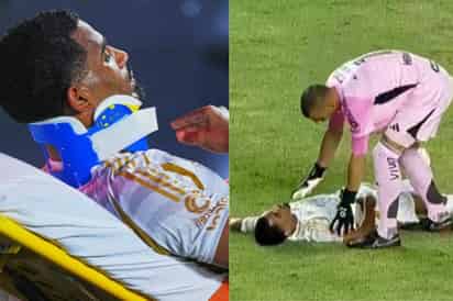Joaquim Pereira, defensa de Tigres, no jugará ante Santos tras sufrir una conmoción cerebral