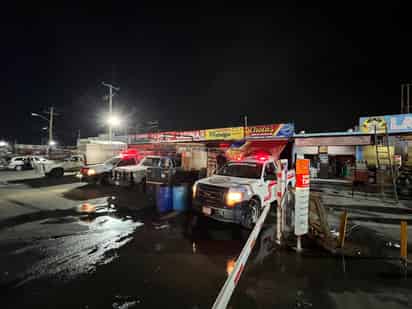 Se incendia local de frituras en el Mercado de Abastos de Gómez Palacio