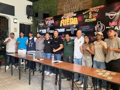 Los protagonistas de la velada, junto a los promotores, dieron a conocer
todos los pormenores durante una conferencia de prensa. (META)
