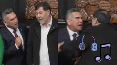 Alejandro Moreno y Fernández Noroña (CAPTURA)