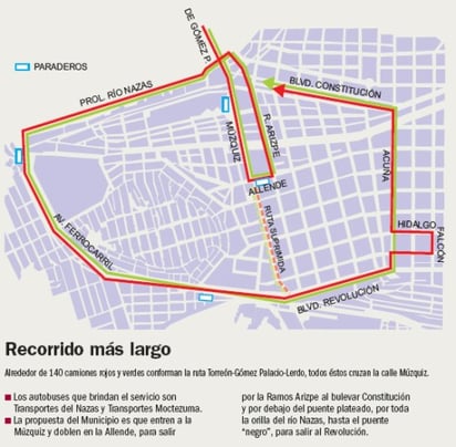 Sorprende a usuarios y choferes cambio de ruta