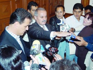 Jorge Torres Castillo rindió protesta ayer por la mañana como nuevo secretario de Seguridad Pública.