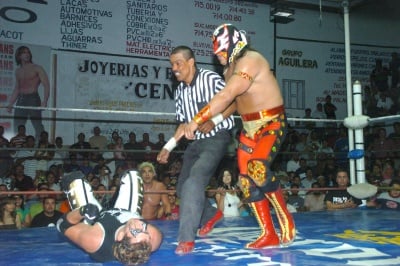 Último Guerrero reta al Doctor Wagner Junior a un duelo de máscaras y afirma que el galeno lagunero es un 
miedoso. Lo critica por su actitud ante el CMLL, “no debe patear el pesebre’’. (Fotografía de Jesús Galindo)