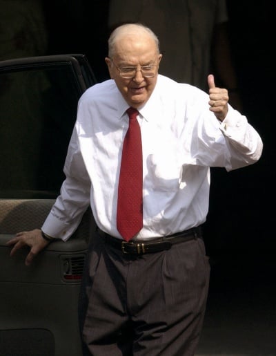 El ex senador republicano por Carolina del Norte, (EU) Jesse Helms, falleció ayer a los 86 años de edad. (AP)