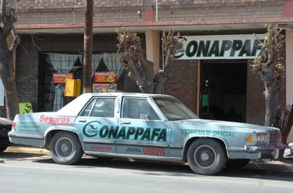 Apoyarán censo.- La Onappafa apoyará  el censo de identificación de vehículos que por motivos de seguridad pública  emprenderán autoridades municipales contra las unidades sin placas.  EL SIGLO DE TORREÓN / ÁNGEL PADILLA