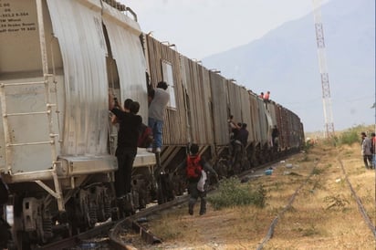 Peligros. Los migrantes centroamericanos pasan por muchos peligros en su paso a México para llegar a Estados Unidos.  NOTIMEX