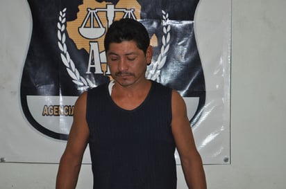 Detenido. Juan Francisco fue arrestado después de robar tubería de cobre de una casa.