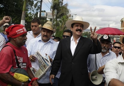 Fortaleza. El expresidente Manuel Zelaya regresó a Honduras y mostró mayor fortaleza política.