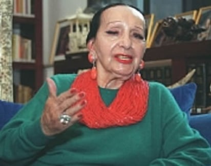 Este día se conmemora el décimo aniversario luctuoso de la promotora cultural mexicana Dolores Olmedo. INTERNET