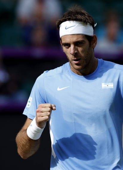 Juan Martín del Potro, representa a Argentina en Londres 2012. 