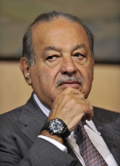 El empresario mexicano Carlos Slim invirtió en clubes de Primera División. 
