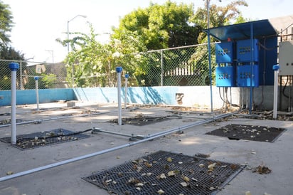 Planta. El Simas espera una bomba de lodo para echar a andar la planta tratadora del Parque Fundadores.