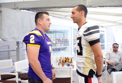 Felipe Maycotte de los Vikingos Morado y Juan Wong de los Hawks estarán hoy frente a frente en el emparrillado. De poder a poder en el football arena