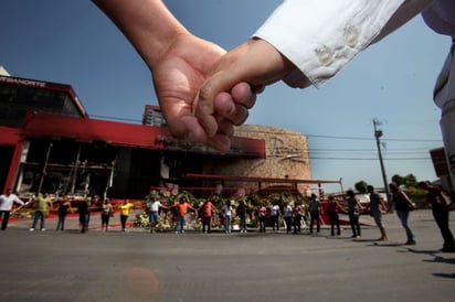 Tragedia. Foto de archivo de trabajadores del Casino Royale.