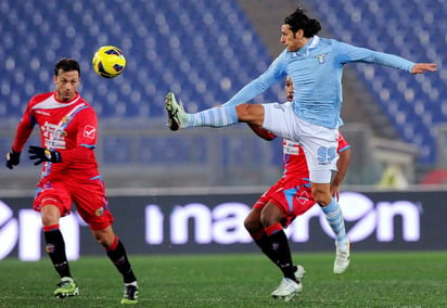 Lazio sigue enrachado y ayer venció 3-0 al Catania en la Copa de Italia. Lazio ya está en semis de la Copa Italia