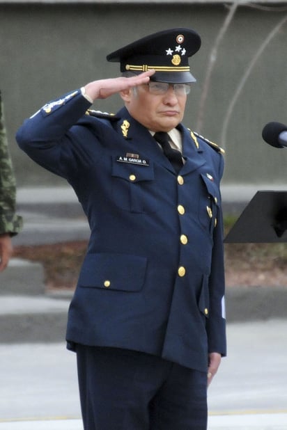 Sedena. General Moisés García Luna, en el campo militar.