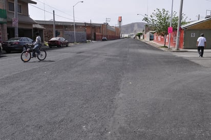 Pavimentan. La calzada Vasconcelos ya fue pavimentada dentro del programa de mejoramiento.