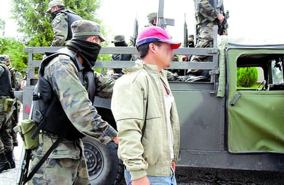 Seguridad. Se trata de personas detenidas en flagrancia de algún delito del orden federal.