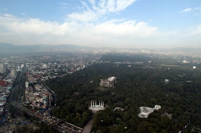 Contaminantes. Aspecto de la contaminación ambiental que existe en el Valle de México.