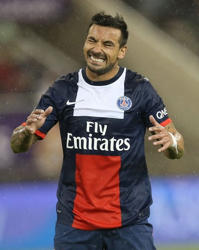 El argentino Ezequiel Lavezzi. Se queda Ajaccio con ganas de dar la sorpresa ante PSG