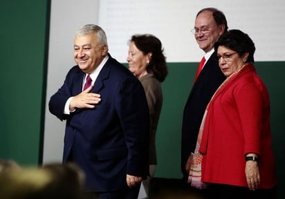 Educación. El titular de la Secretaría de Educación Pública, Emilio Chuayffet, en la inauguración del Primer Foro Regional sobre Educación Básica.