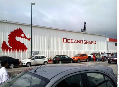 Protestas. Buzos y trabajadores de la empresa Oceanografía se manifestaron afuera de las instalaciones.  