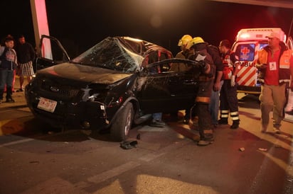 Accidente. La camioneta sufrió daños materiales totales, según la Policía Operativa del Estado.