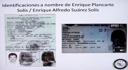 Identificación. Cartilla militar de Enrique Plancarte, líder de la organización 'Los Caballeros Templarios', abatido este lunes.