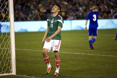 Oribe Peralta se incorporará este día a los entrenamientos de la Selección Mexicana en el CAR. (NTX)