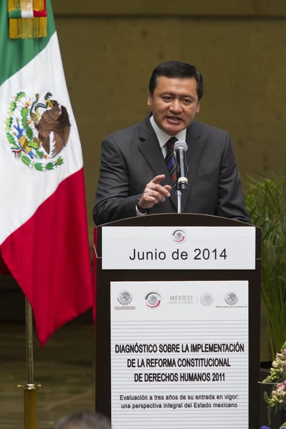 El secretario de Gobernación, clausuró el primer encuentro de los integrantes de las conferencias nacionales de procuradores y secretarios de seguridad pública.