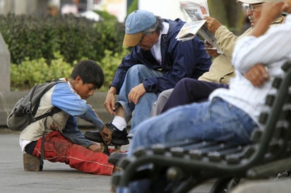 Motivos. El 44.9% de los menores trabaja para sostener a sus familias.