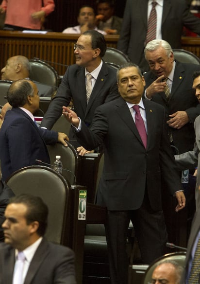 Discusión. Manlio Fabio Beltrones, coordinador de los diputados del PRI.