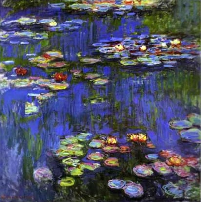 La obra. Un cuadro de la serie 'Los nenúfares' de Claude Monet fue vendido ayer en Londres por 31.72 millones de libras.