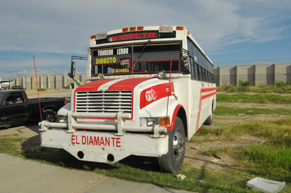 Asegurado. El camión de los rojos se encuentra en el estacionamiento de la Vicefiscalía.